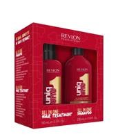 REVLON Revlon Uniq One All In One Duo Pack - 150 ml Behandeling & 230 ml Shampoo