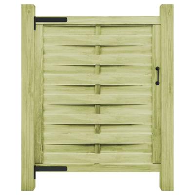 Poort 100x125 cm groen geïmpregneerd grenenhout