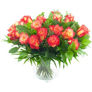 Boeket oranje rozen
