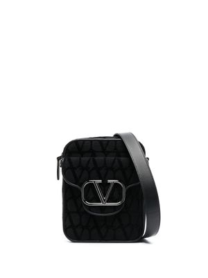 Valentino Garavani sac à bandoulière Locò Toile Iconographe - Noir