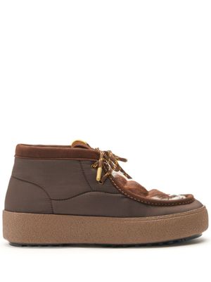 Moon Boot bottines à imprimé animalier - Marron