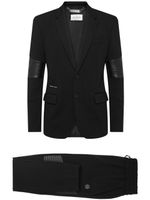 Philipp Plein costume à simple boutonnage - Noir