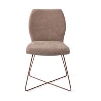 Jesper Home Ikata eetkamerstoel Mocha Mist cross rose