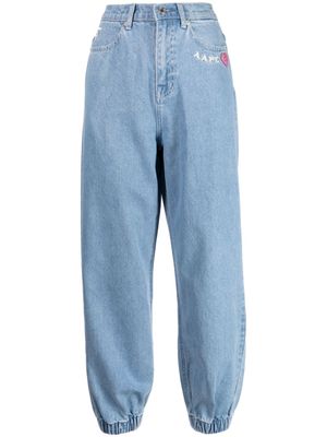 AAPE BY *A BATHING APE® jean fuselé à taille haute - Bleu