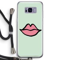 Kusje: Samsung Galaxy S8 Transparant Hoesje met koord