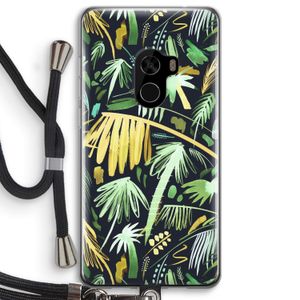 Tropical Palms Dark: Xiaomi Mi Mix 2 Transparant Hoesje met koord