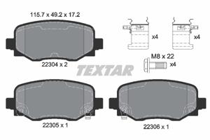 Textar Remblokset 2230401