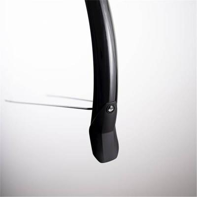 Achterspatbord 28" Eurofender Lampo 58mm breed - zwart