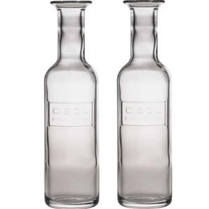 4x Glazen water karaffen van 500 ml Optima