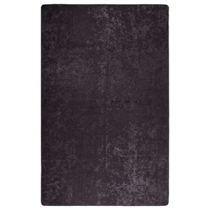 VidaXL Vloerkleed wasbaar anti-slip 160x230 cm antracietkleurig