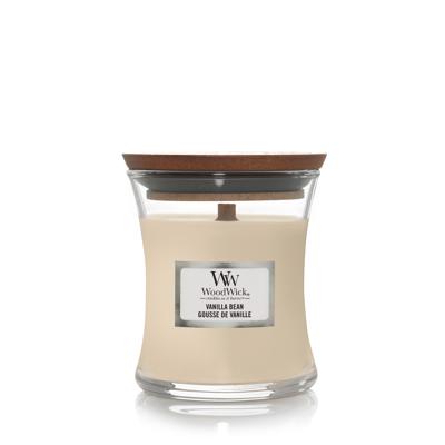 WoodWick vanilla bean mini candle