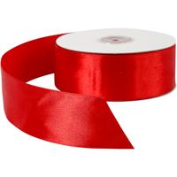 Creativ Company Satijnlint, b: 38 mm, rood, 50 m/ 1 rol