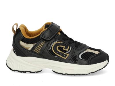 Cruyff Marti Velcro black gold Zwart maat 29