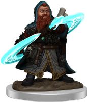 Pathfinder Battles: Male Dwarf Sorcerer Premium Painted Figure