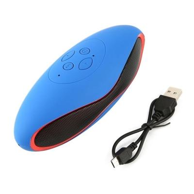 Mini Bluetooth Speaker draagbare draadloze speaker sound system 3D stereo muziek surround TF USB Super Bass column akoestisch systeem (blauw)