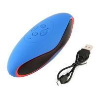Mini Bluetooth Speaker draagbare draadloze speaker sound system 3D stereo muziek surround TF USB Super Bass column akoestisch systeem (blauw)