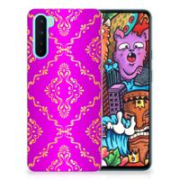 Siliconen Hoesje OnePlus Nord Barok Roze