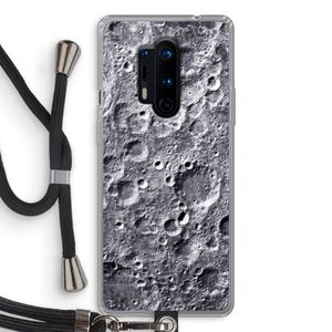 Maanlandschap: OnePlus 8 Pro Transparant Hoesje met koord