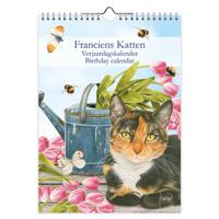 Verjaardagskalender Franciens Katten Lapjeskat 18x25cm