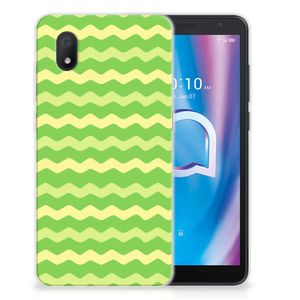 Alcatel 1B (2020) TPU bumper Waves Green