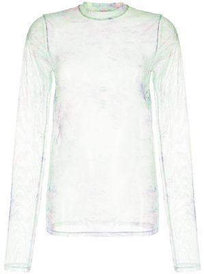 BAPY BY *A BATHING APE® haut tie-dye à col montant - Vert