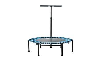 Specifit Fitnesstrampoline Opvouwbaar - Bounce Trampoline met Armsteun