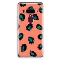 Pink Cheetah: HTC U12+ Transparant Hoesje