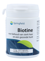 Springfield Biotine 8mg Capsules - thumbnail