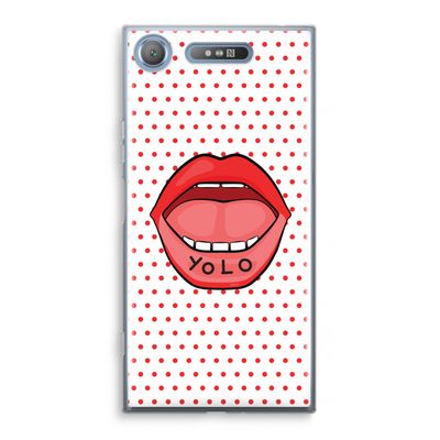 Yolo Denise: Sony Xperia XZ1 Transparant Hoesje