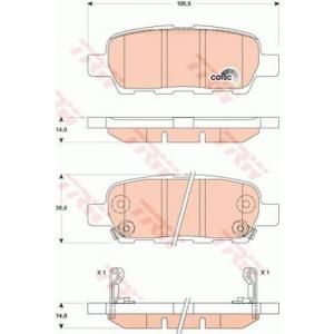 Trw Remblokset GDB3507