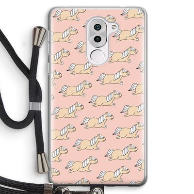 Ponys: Honor 6X Transparant Hoesje met koord