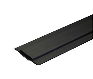 Onderrail voor plisséhordeur kunststof - 200 cm - grijs