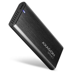 AXAGON EEM2-SBC RAW BOX M.2 SSD-behuizing USB-C 3.2 Gen 2 10 GBit/s M.2 SATA 2242, 2260, 2280 EEM2-SBC