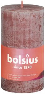 Bolsius Rustiekkaars shine 100/50 suede brown (1 st)