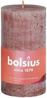 Bolsius Rustiekkaars shine 100/50 suede brown (1 st)