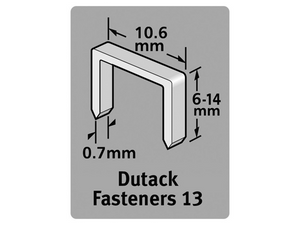 Dutack Niet serie 13 Cnk 8mm blister/1000 st. - 5011002