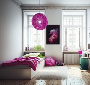 Galaxy Eenhoorn Canvas schilderij eenhoorn