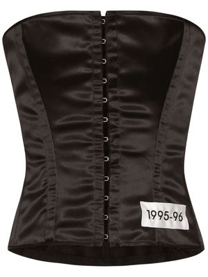 Dolce & Gabbana haut bustier Re-Edition - Noir