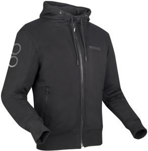 BERING Lynx, Motorhoodie heren, Zwart