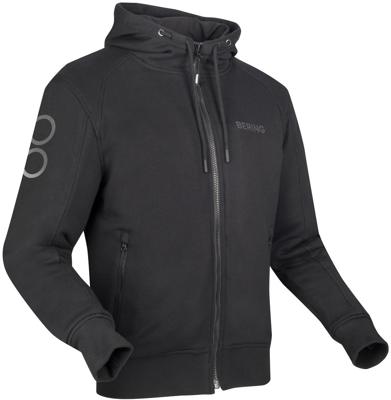 BERING Lynx, Motorhoodie heren, Zwart