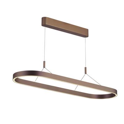 LIANE - Hanglamp - LED Dimb. - CCT - 2x40W 2700K/4000K - Roest bruin | Vibes