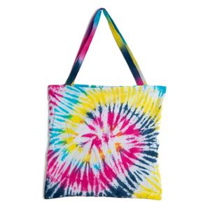 Tote Bag Katoen - Kleurrijke Spiraal (45 cm)