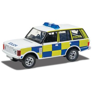 Modelauto/speelgoedauto Land Rover Range Rover politie schaal 1:24/12 x 5 x 5 cm