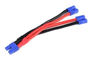 Y-kabel parallel EC3, silicone kabel 12AWG, 12CM