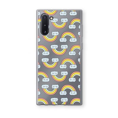 Regenboog: Samsung Galaxy Note 10 Transparant Hoesje
