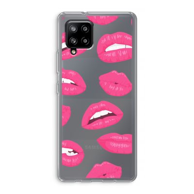 Bite my lip: Samsung Galaxy A42 5G Transparant Hoesje