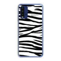 Zebra pattern: Xiaomi Redmi 9T Transparant Hoesje