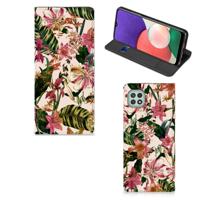 Samsung Galaxy A22 5G Smart Cover Flowers