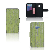 Samsung Galaxy Xcover 4 | Xcover 4s Book Style Case Green Wood