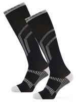 Poederbaas Skisokken Lightweight 2-pack Zwart-35/38